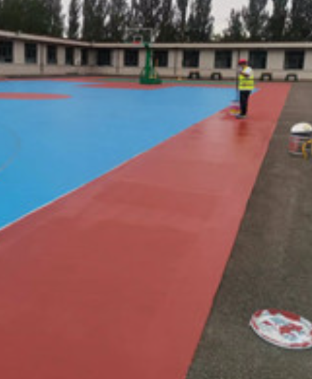 浦口旧篮球场地面改造翻新整改   